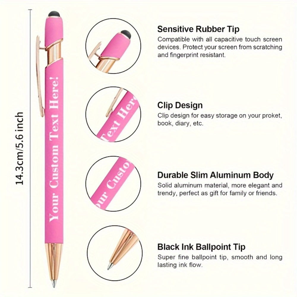 Ballpoint Stylus Pens 30 Pack – 2-in-1 Touchscreen Stylus & Ballpoint Pen with Comfortable Grip, Personalized Engraving, Bulk Set for Office, School, Wedding & Party Favors - product image 5