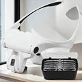 Head-mounted Magnifier with LED Illumination, Model Making Magnifier, Adjustable Headband, 5 Interchangeable Lenses 1.0X/ 1.5X/ 2.0X/ 2.5X/ 3.5X for Reading - product image 3