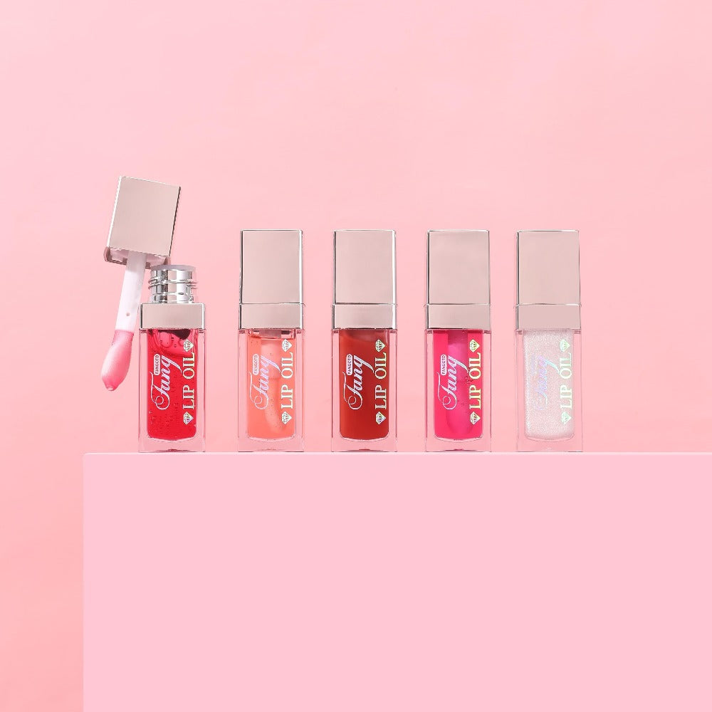 Glossy Lip Oil Set 4 Pack Moisturizing Plumping Transparent Volumizing Lip Treatment Non-Sticky Long-Lasting Lip Gloss Oil for Soft Hydrated Fuller Lips Women Girls - product image 3