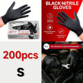 Nitrile Disposable Gloves 200 Count, Black Latex-Free Powder-Free Exam Gloves, Touchscreen Compatible, Chemical Resistant, Flexible Form-Fitting for Kitchen Automotive Industrial M - product image 15