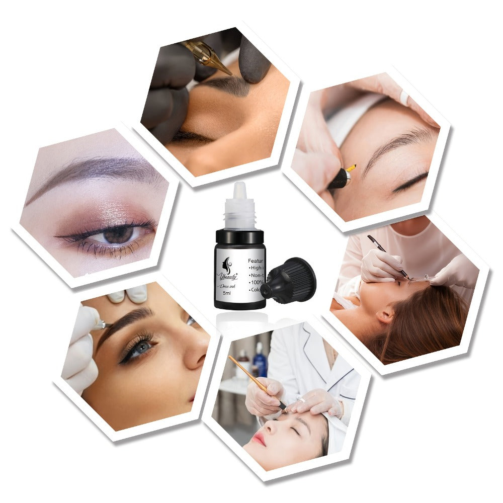 Permanent Eyebrow Tattoo Kit PMU Pen - Includes Tattoo Pen, Ink, Eyebrow & Lip Tattoo Needles, Practice Accessories, Complete Microblading Starter Set for Beginners & Enthusiasts,  - product image 11