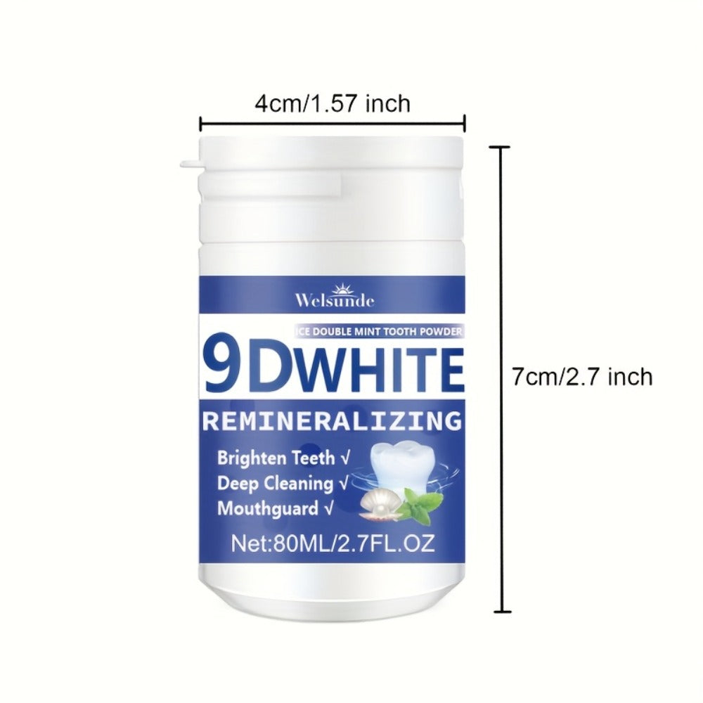 Hydroxyapatite Tooth Powder 2-Pack Remineralizing Fluoride-Free Deep Cleaning Whitening Mint Toothpowder for Sensitive Teeth Enamel Repair Daily Oral Care Gift - product image 5