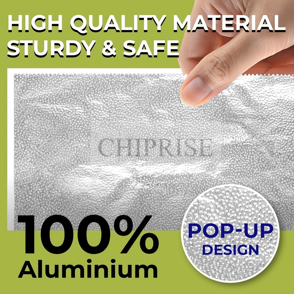 Pre-Cut Aluminum Foil Sheets 200-Count 9x10.75 Inch Pop-Up Dispenser Box Heavy Duty Foil for Baking Grilling Roasting Cooking Food Storage Restaurant - product image 5