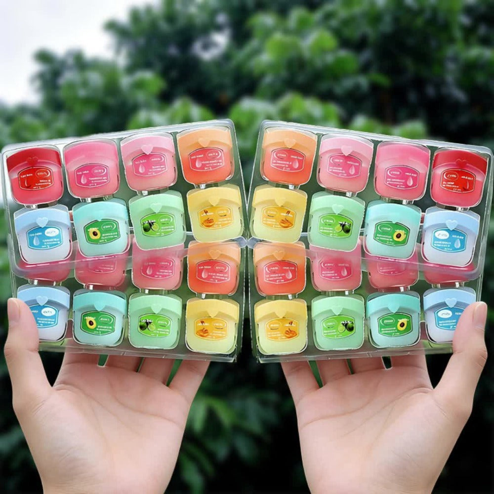 Lip Gloss Bulk Set 32 Pcs Fruit Flavored Moisturizing Lip Mask & Primer for Dry Chapped Lips – Hydrating Nourishing Lip Care Gift Pack for Women Girls Party Favors Stocking Stuffer - product image 11