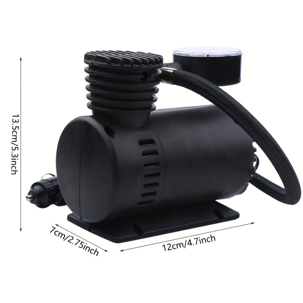12V Car Tire Inflator Pump 300PSI, Portable Air Compressor for Car Truck Motorcycle Bike Tires, No Battery Needed, Metal Body Compact Design, Digital Pressure Gauge, Emergency Tire - product image 2