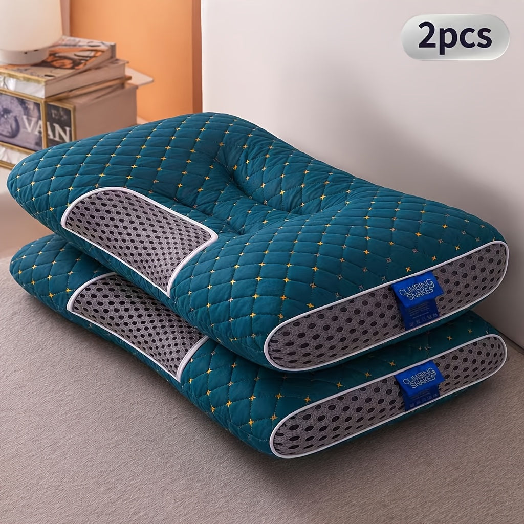 2pcs Neck Pillows, Made of Breathable Fabric That Prevents Sweatiness During Long-term Wear, Features a Removable Zippered Pillowcase - product image 8