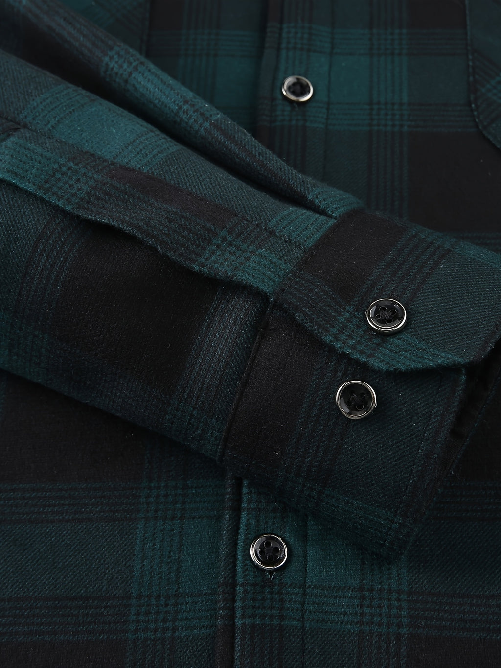 Men's Heavy-Duty Flannel Jacket - Thermal Insulated Hooded Coat with Front Pockets, Blue Black Plaid Work Jacket for Logging, Winter Outdoor Jobs, Construction - product image 19