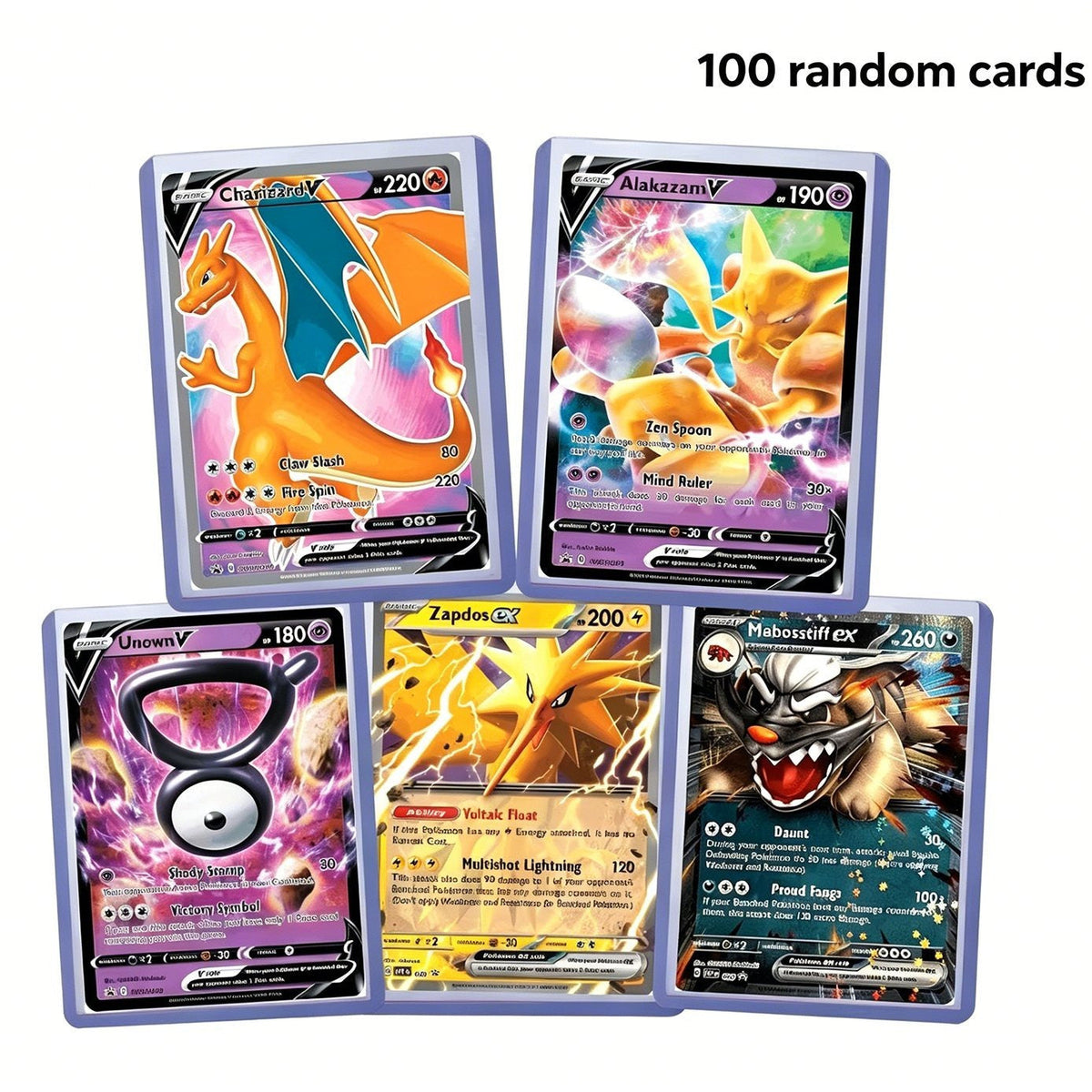 Card Bundle 100 or 200 PCS | Confirmed Ultra Rare Pull + 10X Holo & Reverse Holo Cards | Authentic TCG Lot Gift Set for Kids Fans & Collectors