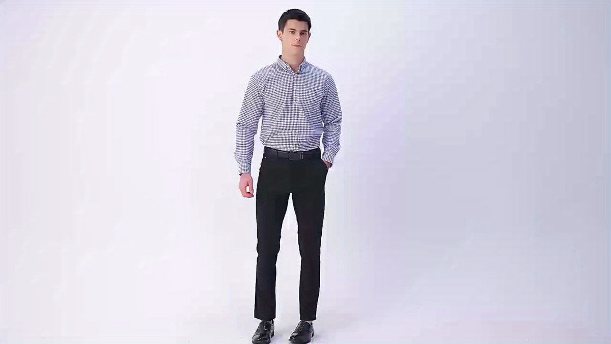 Men's Long Sleeve Shirt with Classic Stripes, Ideal for Business Formal Events, Perfect Gift for Him - product image 4