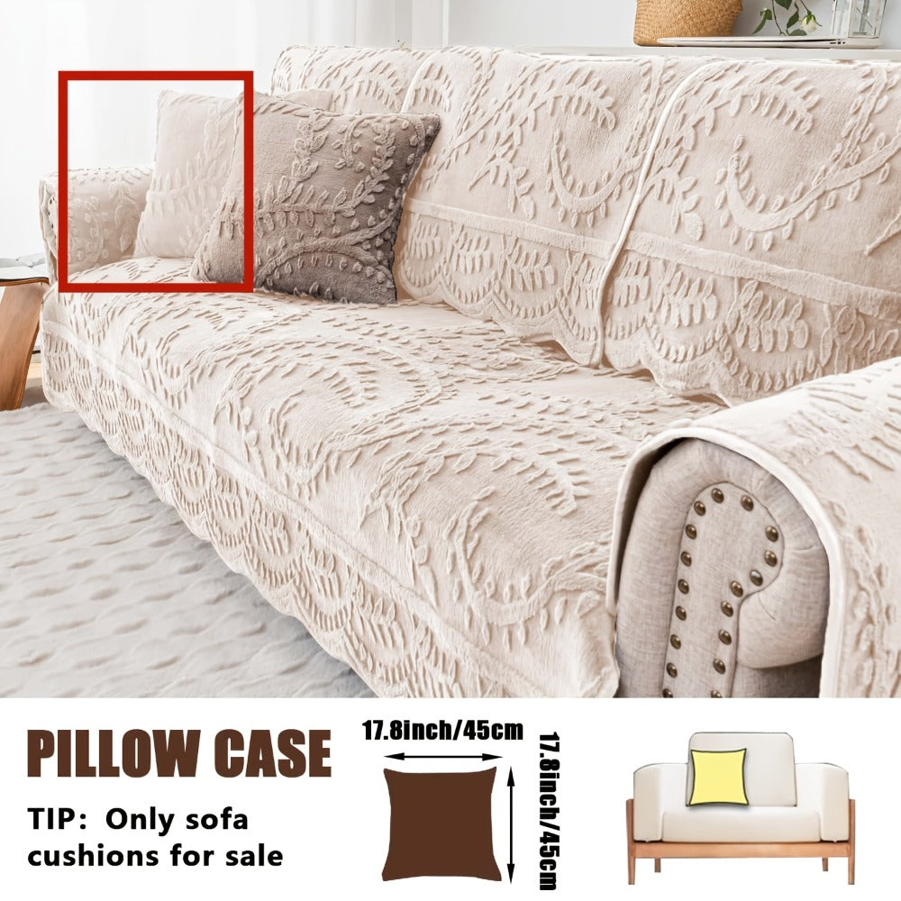 Faux Rabbit Fur Sofa Cover Thickened Quilted Plush Warm Non-Slip Machine Washable Pet Friendly Breathable Sofa Cushion for Living Room Bedroom Office - 2 3 Seater Large - product image 9