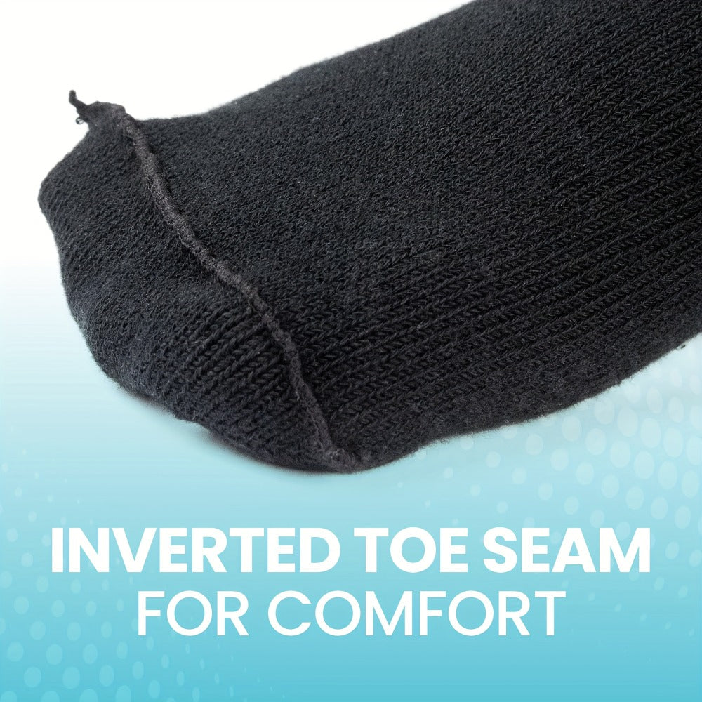 Extra Wide Socks for Swollen Feet 6 Pairs Stretch to 30 Inch Non-Binding Seamless Loose Fit Neuropathy Bariatric Edema Socks for Men Women Plus Size Seniors Multi Color - product image 20