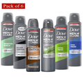 Dove Men+Care Dry Spray Antiperspirant Deodorant Pack of 6 – 150mL Each (5 fl oz), 48H Protection, Alcohol-Free, Assorted Scents, Total 30 fl oz - product image 5