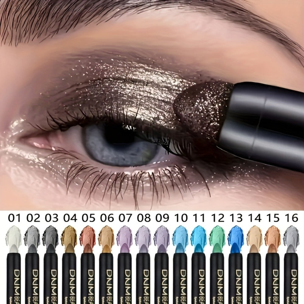 Fluorescent Eye Shadow Pen Set 8 or 16 Pcs – Shimmer Matte & Neon Gel Eyeliner Pencil Kit, Waterproof Vibrant Eye Makeup for Holiday Party Festival, Gift for Women - product image 5