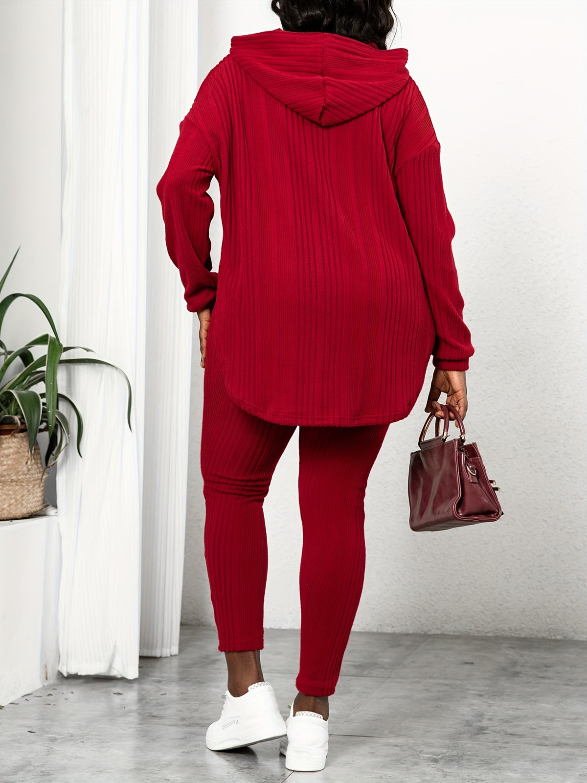 For plus Size - New Autumn Collection for Plus-Size Women's Casual Two-Piece Set, Stylish and Loose-Fitting