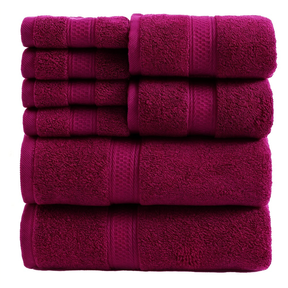 Luxury Soft Towel Set 8 or 16 Piece - Thickened Quick Dry Skin Friendly High Absorbency Bath Towels Hand Towels Washcloths | 13+ Colors | Home Hotel Travel Fitness Spa Gift Set - product image 13