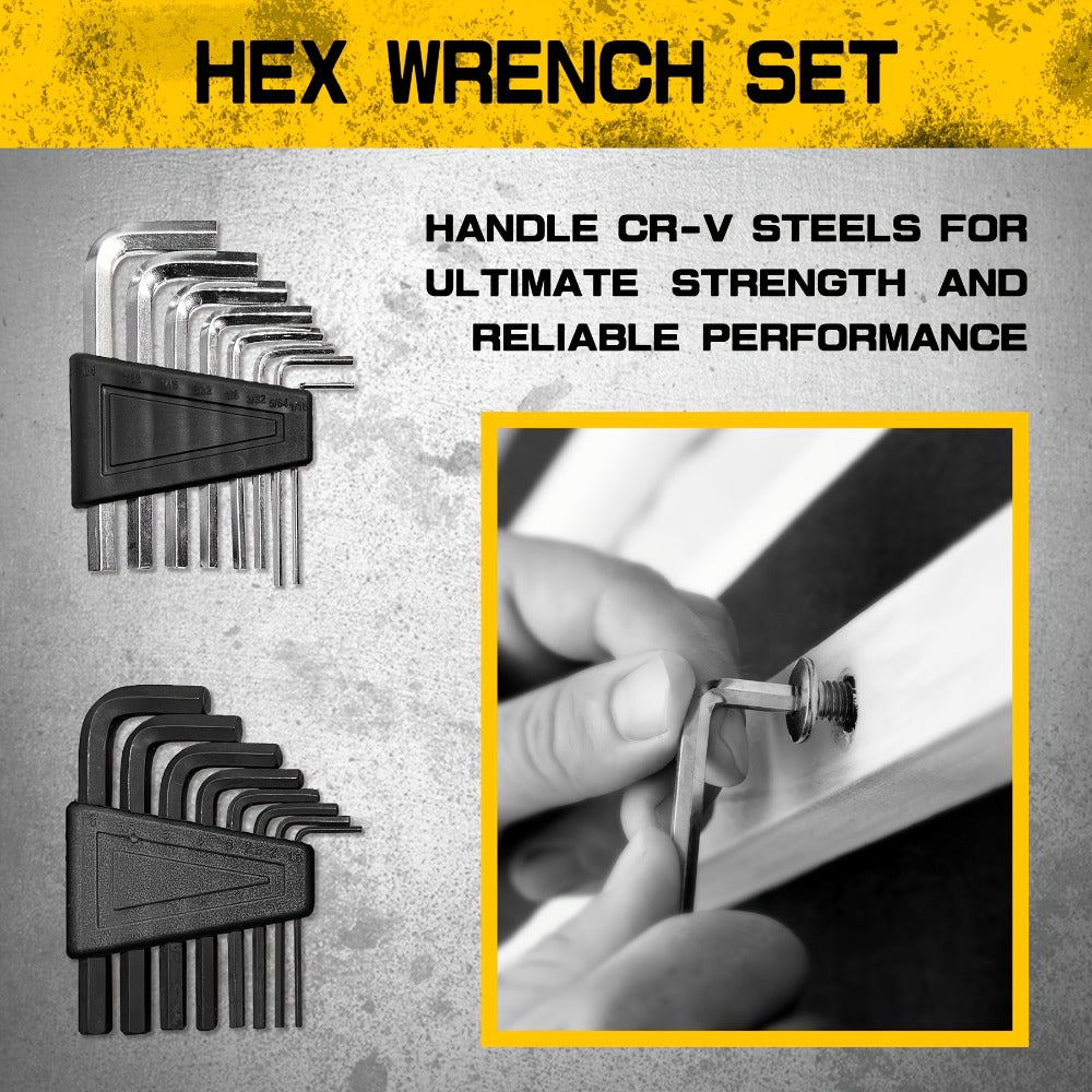 Magnetic Screwdriver Set 118pcs with Plastic Rack & Magnetic Tool Bowl, Chrome Vanadium Steel Multi-Size Precision Screwdriver Kit, Non-Slip Rubber Handle Tool Set for Electronics, - product image 7