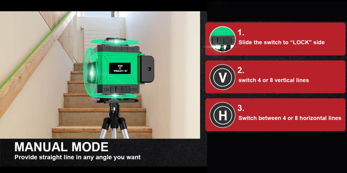 16-Line 4D Laser Level 360° Self-Leveling Cross Line Laser with Rechargeable Battery – Professional Rotary Laser for Construction, Tiling, Framing & Interior Alignment - product image 11