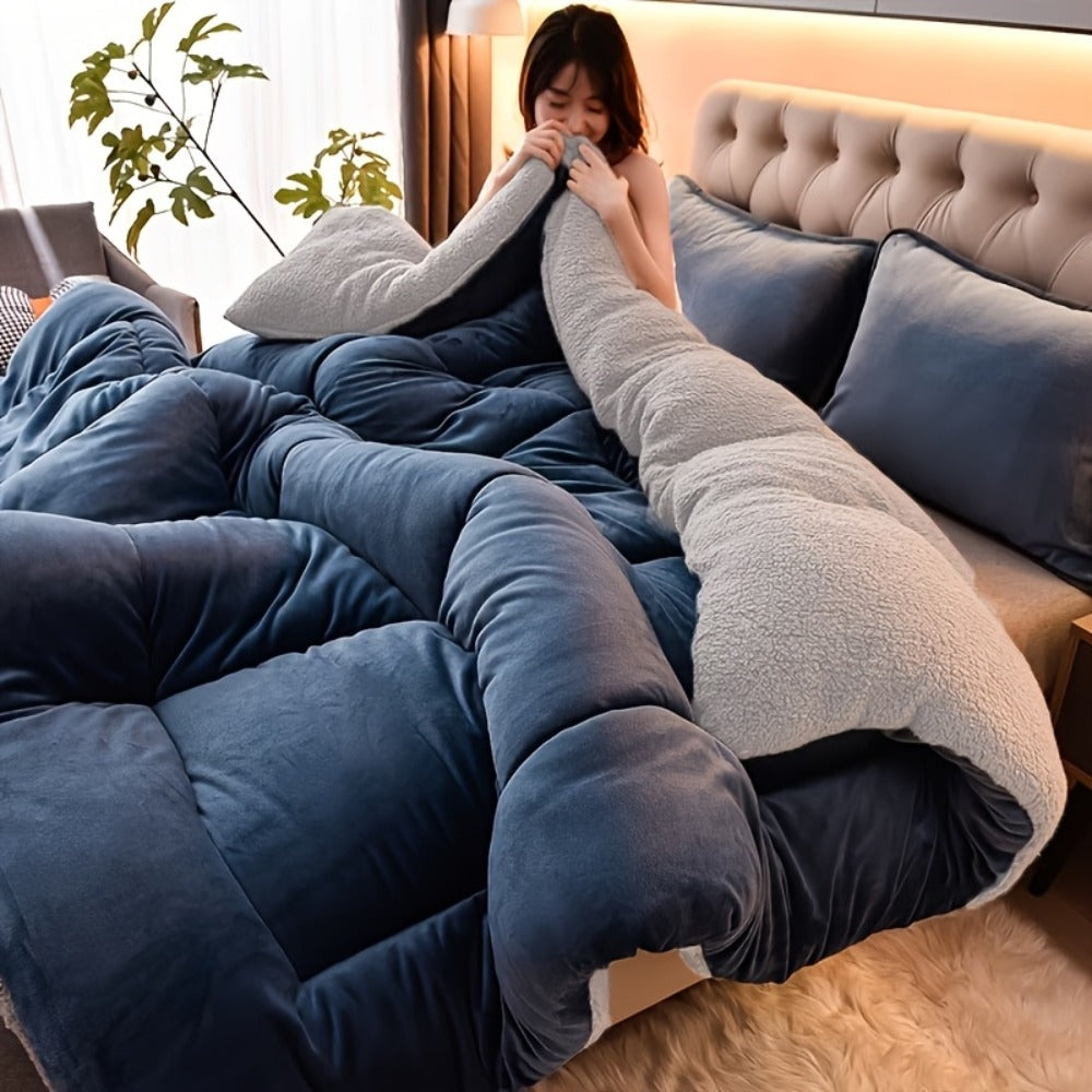 Moire Pattern Flannel Blanket – 200-250gsm Thick Plush Reversible Throw for Sofa & Bed, Soft Cozy Microfiber, 5 Colors, 4 Sizes - product image 14
