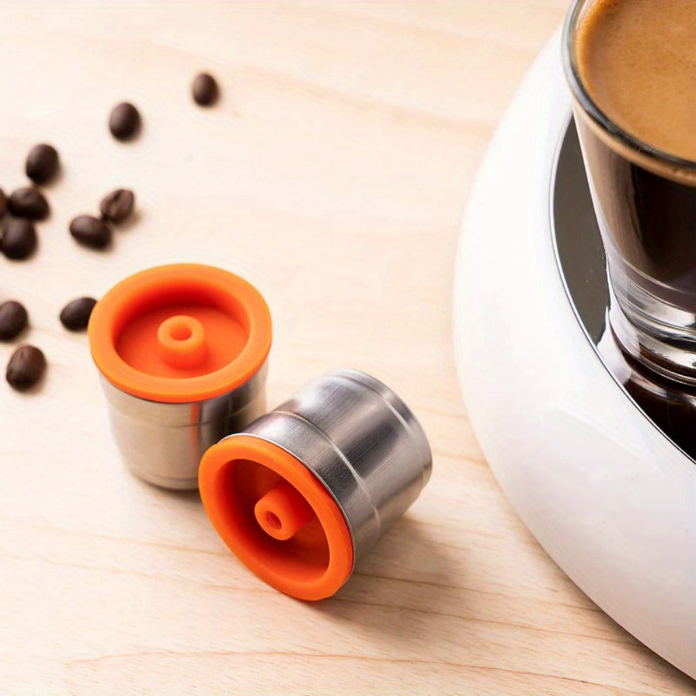 Reusable Coffee Filter Capsule for Illy Y3.2 & X7.1 Machines, Stainless Steel Refillable Coffee Pod Cup with Tamper, Eco-Friendly Reusable Espresso Capsule Accessory - product image 2