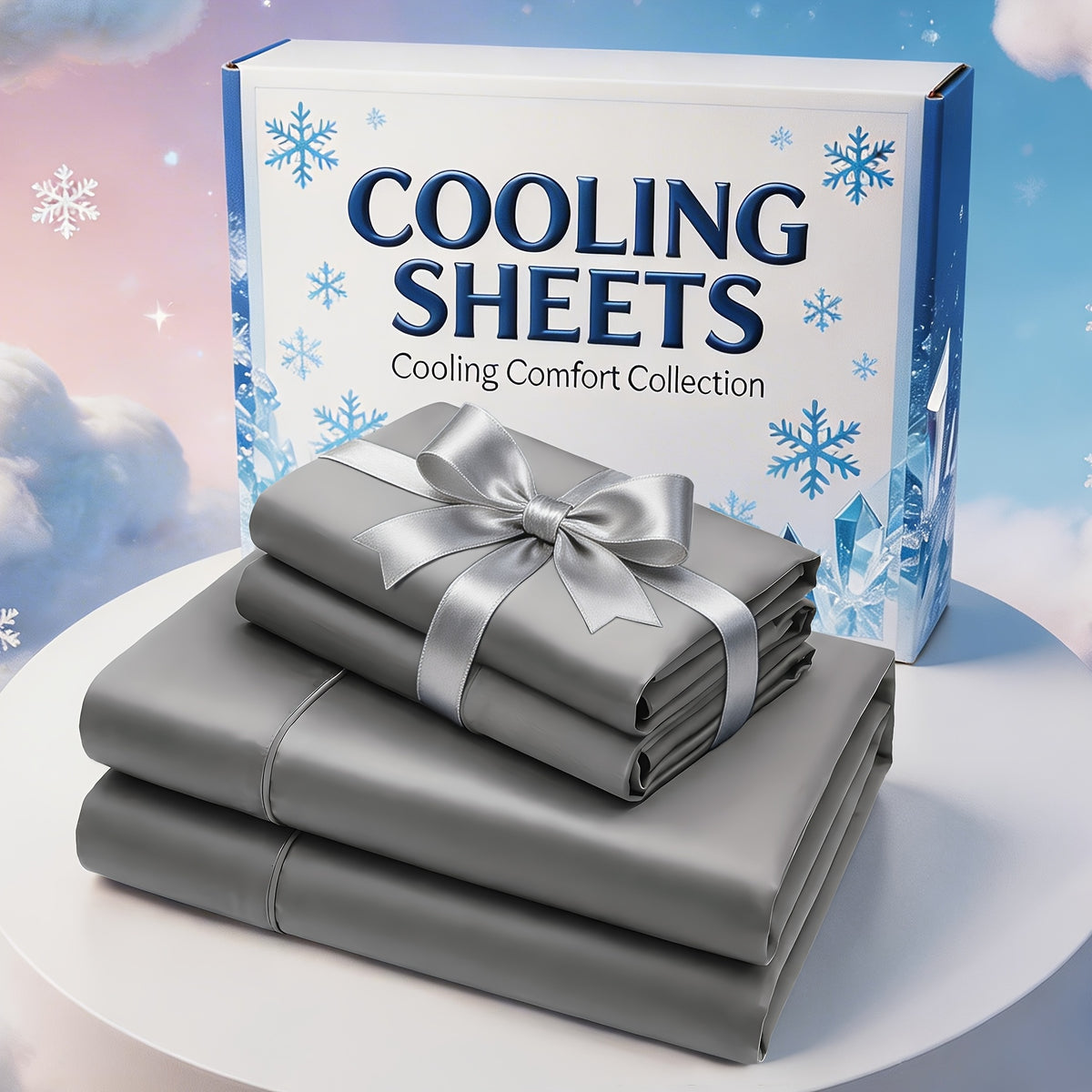 Extra Deep Pocket Bamboo Fiber Sheets Set- Breathable & Skin-friendly Bed Sheets- Luxury Bed Sheet Set- Soft, Wrinkle Free & Comfy-easy To Care For and - product image