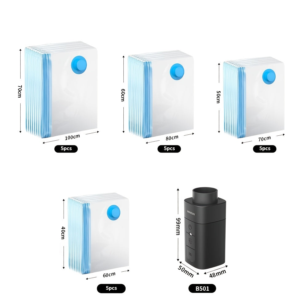 2600mAh Portable Electric Air Pump Super Fast Inflation for Air Cushion Vacuum Storage Bags Swimming Ring Sleeping Bag | Compact Featherlight Outdoor Camping Sports Travel Inflator with Backpack Pendant