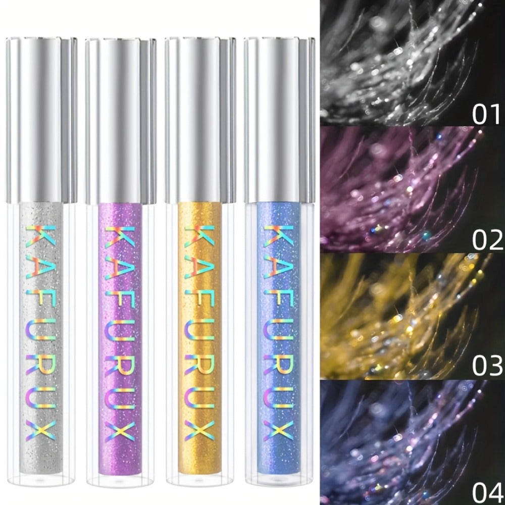 Colored Mascara Set 4pcs for Women — Vibrant Silver Blue Yellow Purple Curling Long-Lasting Formula, Highly Pigmented Bold Eye Makeup for Daily Wear Clubbing Festival Party Looks - product image 3