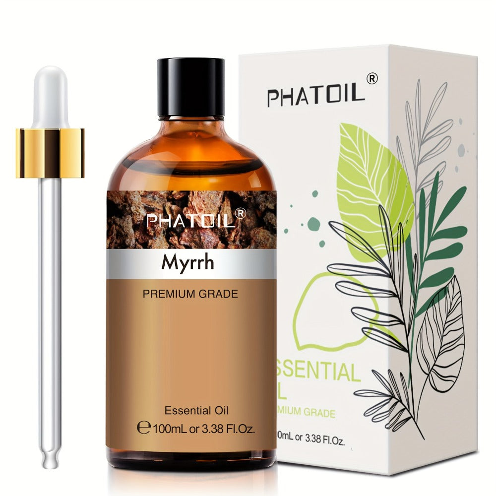 Myrrh Essential Oil 100ml – Pure Undiluted Therapeutic Grade Natural Oil for Diffuser, Humidifier, Candle Making & Skincare | Long-Lasting Aroma, No Additives - product image 2
