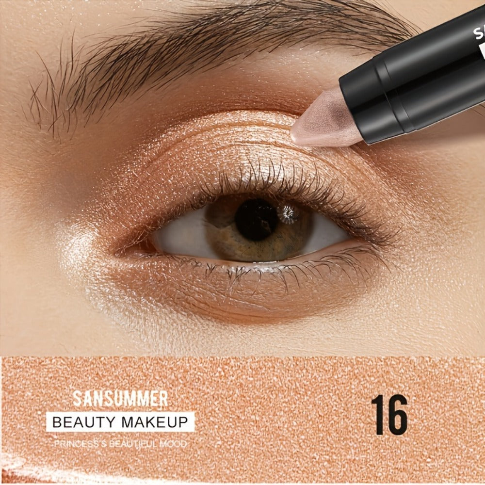 Waterproof Eyeshadow Stick Set 7 Pcs — Pearlescent Matte Shimmer & Metallic Finish, Long-Lasting Creamy Eye Makeup, No-Brush Easy Blendable Formula for All Skin Tones, Women's Beau - product image 9