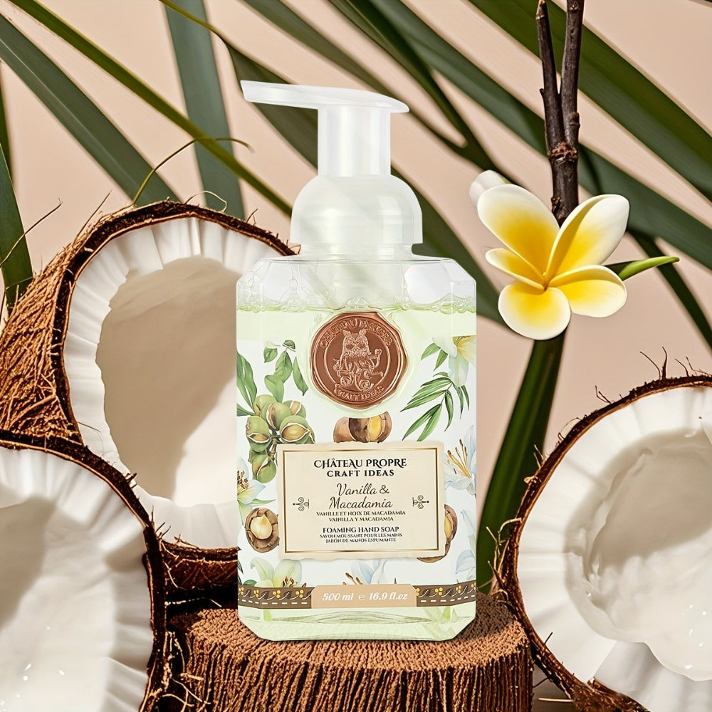 Foaming Hand Soap 500ml Moisturizing Gentle Foam Soap 8 Scents Vanilla Coconut Citrus Floral Fruity Deeply Hydrating Soft Hands All Skin Types Bathroom Kitchen Bedroom Office 1PC 2 - product image 3