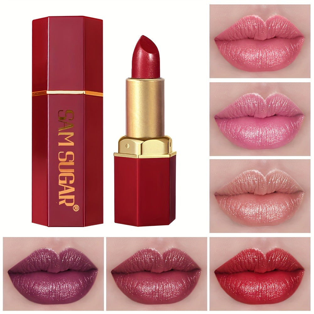 Lip Gloss Set 6pcs Velvet Finish Moisturizing Long-Lasting Hydrating Shiny Lip Color Collection — Vibrant Berry Mixed Shades for All Skin Tones Everyday Makeup Gift Set Women Girls - product image 2