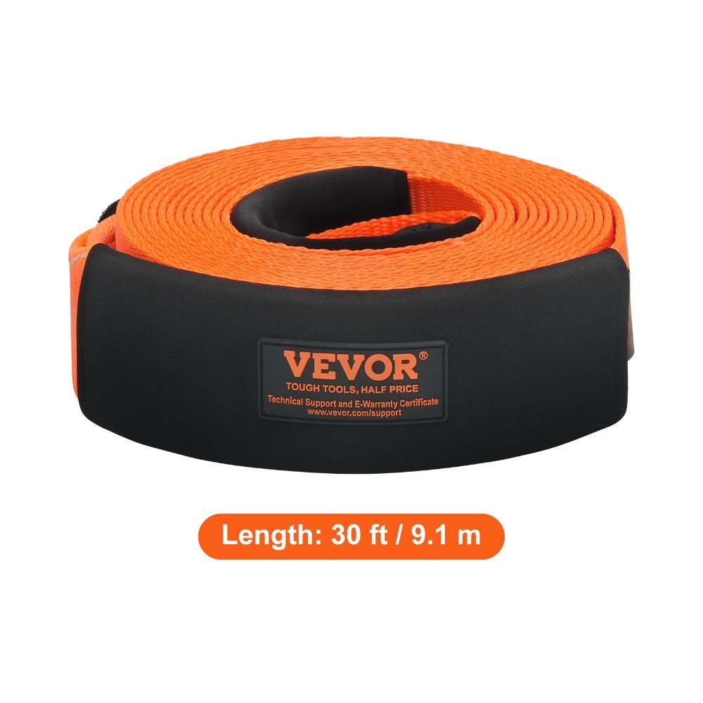Tow Strap Recovery Kit 3 Inch x 30 ft 36000 lbs Breaking Strength Triple Reinforced Loop Protective Sleeves D-Ring Shackles Storage Bag for Truck Jeep SUV ATV Off Road - product image 4