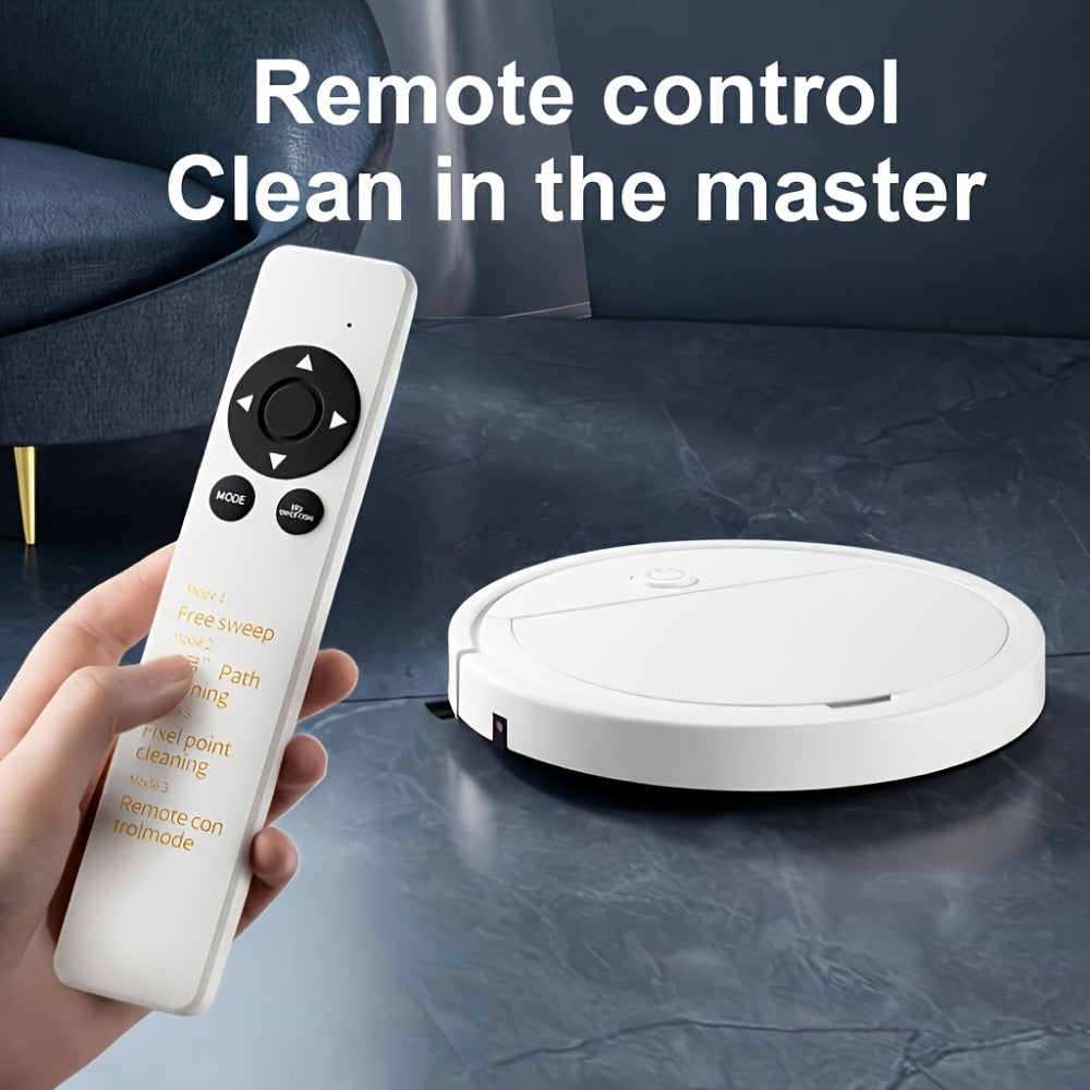 2000Pa Robot Vacuum Cleaner 150-Min Battery – Multifunctional Auto Floor Cleaner for Pet Hair, Dust & Paper Debris, Smart Robotic Vacuum for Hardwood, Tile & Carpet, Black & White - product image 8