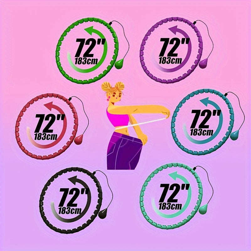 36-Knot Gravity Fitness Circle, Adjustable Resistance, Detachable Design for Core Workouts, Waist Slimming & Strength Training, Home & Gym Use, Great Fitness - product image 2