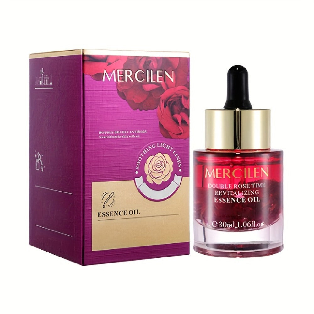 Rose Essential Oil Face & Body Moisturizer — Plant-Based Squalane, Avocado Oil & Hypoallergenic Formula for Dry Skin, Deep Hydration & Skin Repair | All Skin Types | MERCILEN - product image 10