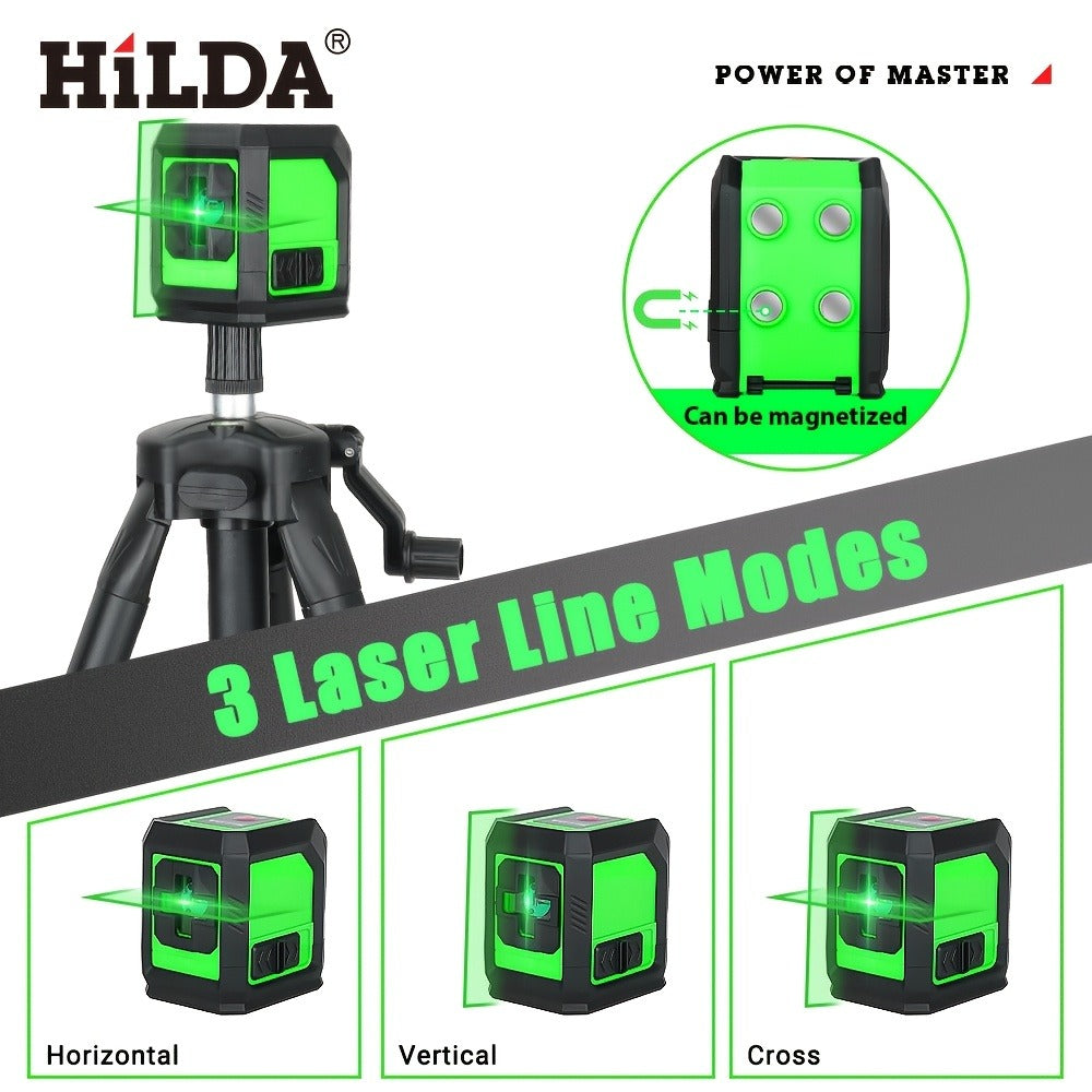 Green Laser Level Self Leveling Cross Line Horizontal Vertical Green Beam Laser with 39 Inch Adjustable Tripod Rotating Head for Home Decoration Construction Tiling Alignment - product image 4