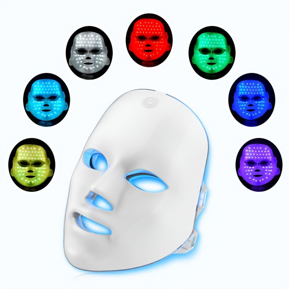 Portable 7-Color LED Facial Mask Device – USB Rechargeable Home Beauty Skincare Tool for Face Care, Anti-Aging & Acne, Perfect Gift for Girlfriend & Valentine's Day - product image 15
