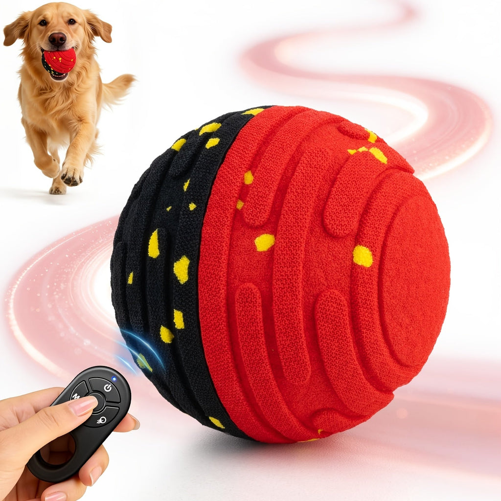 Remote-Controlled Interactive Dog Toy Ball – Indoor & Outdoor Use – Self-Rolling Bouncing Ball for Small, Medium & Large Dogs - product image