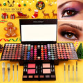 Makeup Palette Kit 190 Colors 4-in-1 Full Face Set – Eyeshadow Blush Powder & Eyebrow with 8 Professional Brushes & Mirror, Shimmer & Matte Shades, Complete Makeup Kit for Women Gi - product image 15