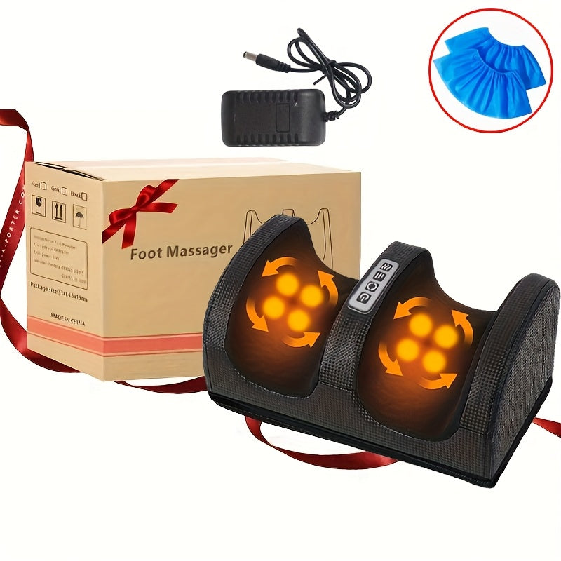 Foot Massager with Heat Function, Suitable for Legs, Feet, and Arms, Providing Deep Kneading and Compression - Perfect for Home Or Office Use, Black Friday Discount Promotion