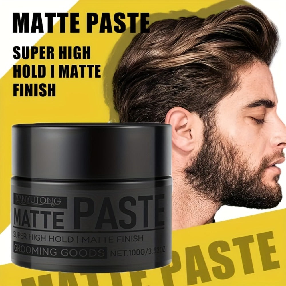 Matte Hair Paste for Men 100g | Non-Greasy Medium Hold Styling Cream with Plant Squalane & Argan Oil | Natural Finish No Residue | Salon Quality Hair Wax Alternative for All Hair T - product image 8