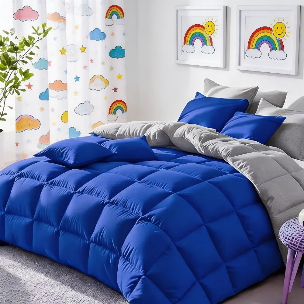 Comforter Set 7 Piece Bed in a Bag Full Queen King Soft Satin-Like Fabric with Fitted Sheet Flat Sheet Pillowcases Breathable Bedding Set for Bedroom Hotel - product image 25