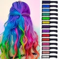 Temporary Hair Chalk Comb Set 14 Colors — Washable Hair Color Sticks with Plant-Based Squalane & Glycerin, Vibrant Streaks for Parties, Halloween, Festivals & Cosplay, Safe for All - product image 14
