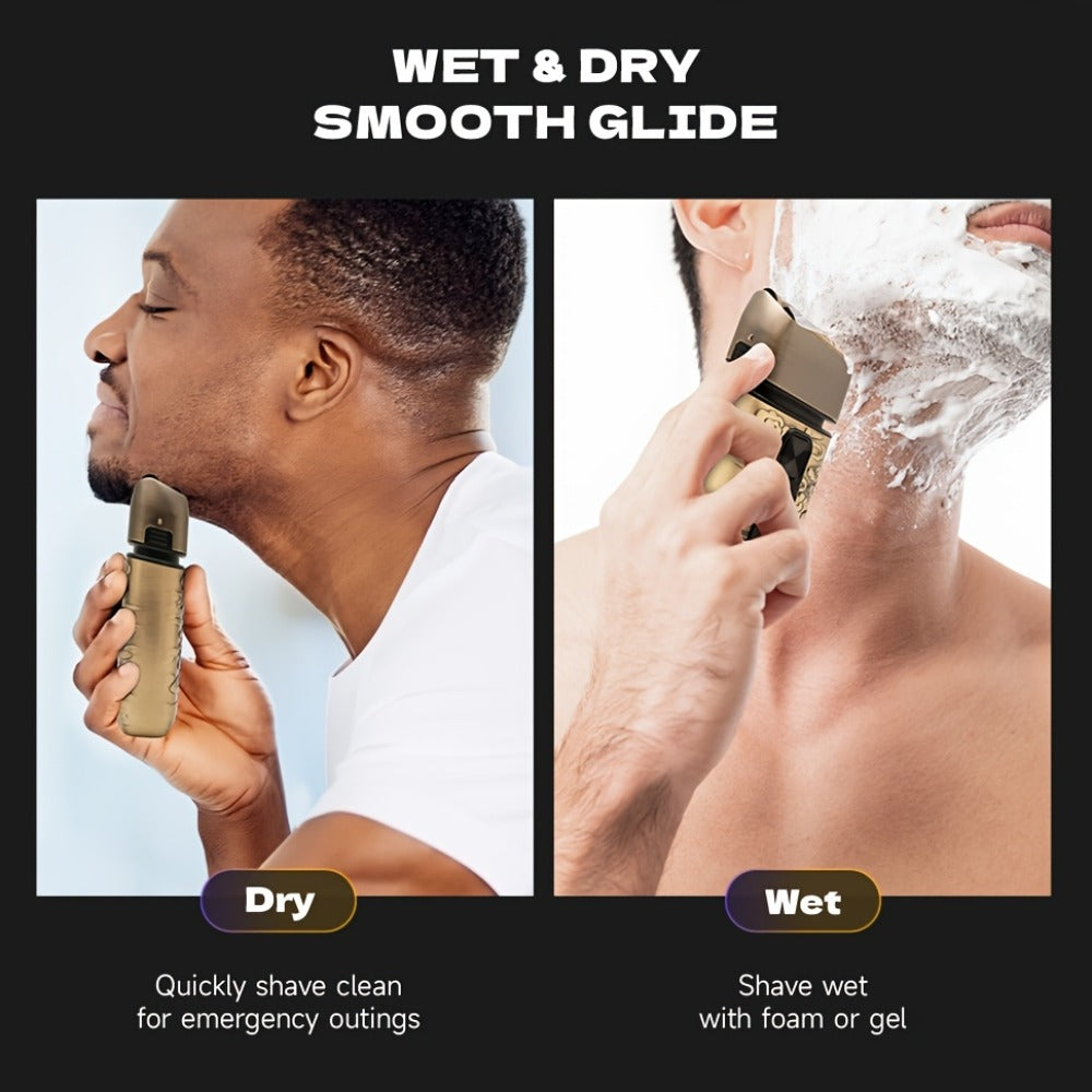 Cordless Electric Foil Shaver Grooming Kit for Men with Barber Shears Beard Mustache Trimmer Bald Head Razor Haircutting Set Father's Day Birthday Gift for Dad Husband - product image 24