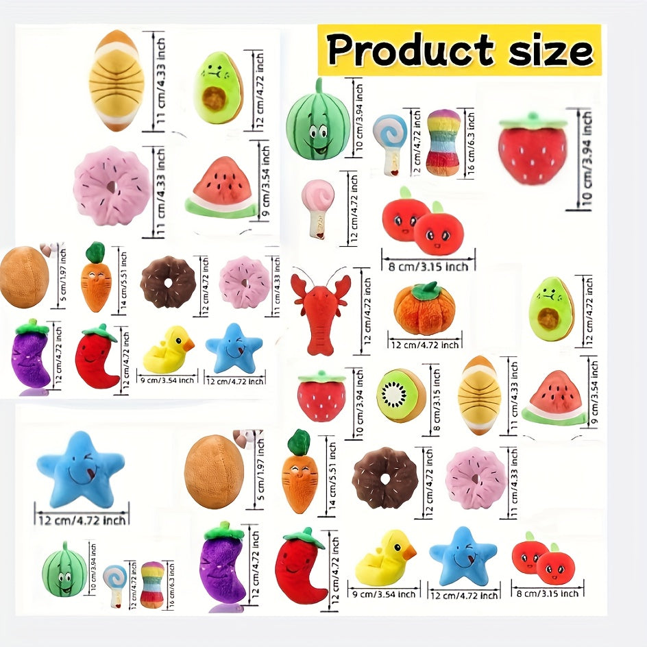 Dog Toy Gift Box 20pcs Chew Resistant Interactive Set | Variety Pack with Tug of War Rope Toys Squeaky Toys & More for Small Dogs, Random Assorted Styles - product image 4