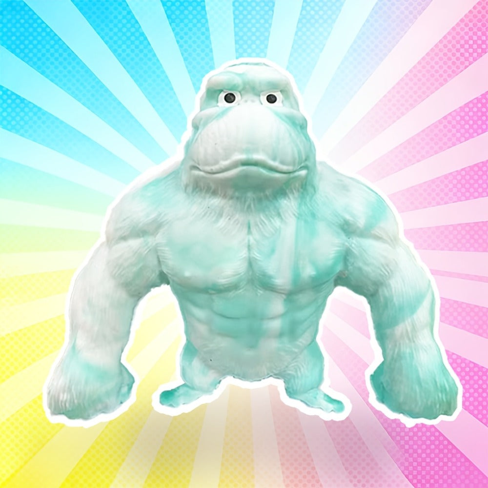 Stretchy Gorilla Fidget Toy Squishy Squeeze Monkey | PVA Sponge Sensory Stress Relief Toy for Kids & Adults, 5 Colors, Easter Basket Stuffer, Christmas - product image 3