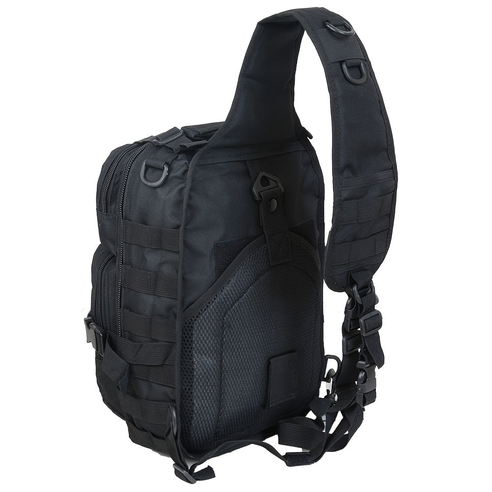 Single Shoulder Crossbody Sling Pack for Hiking, Patrol & Outdoor EDC, Adjustable Strap, Multi-Pocket – Tactical Chest Bag - product image 3