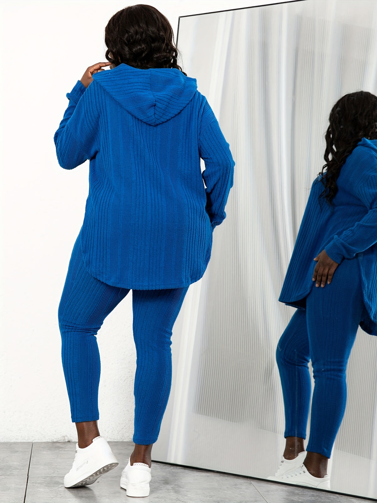 For plus Size - New Autumn Collection for Plus-Size Women's Casual Two-Piece Set, Stylish and Loose-Fitting