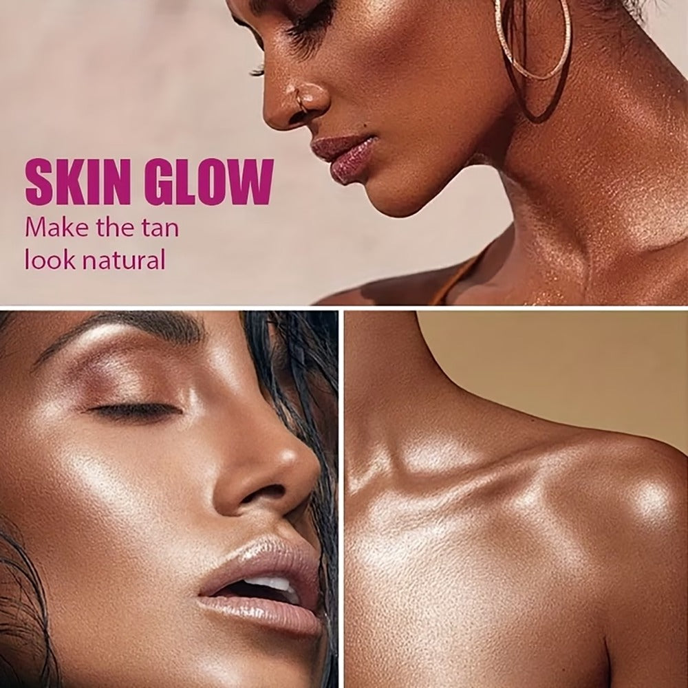Sunless Self Tanning Mousse Deep Brown 3000X for Medium Dark to Dark Skin - Streak-Free Bronzing Foam with Carrot Oil & Coconut Oil, Hydrating Fake Tan 60ML - product image 9