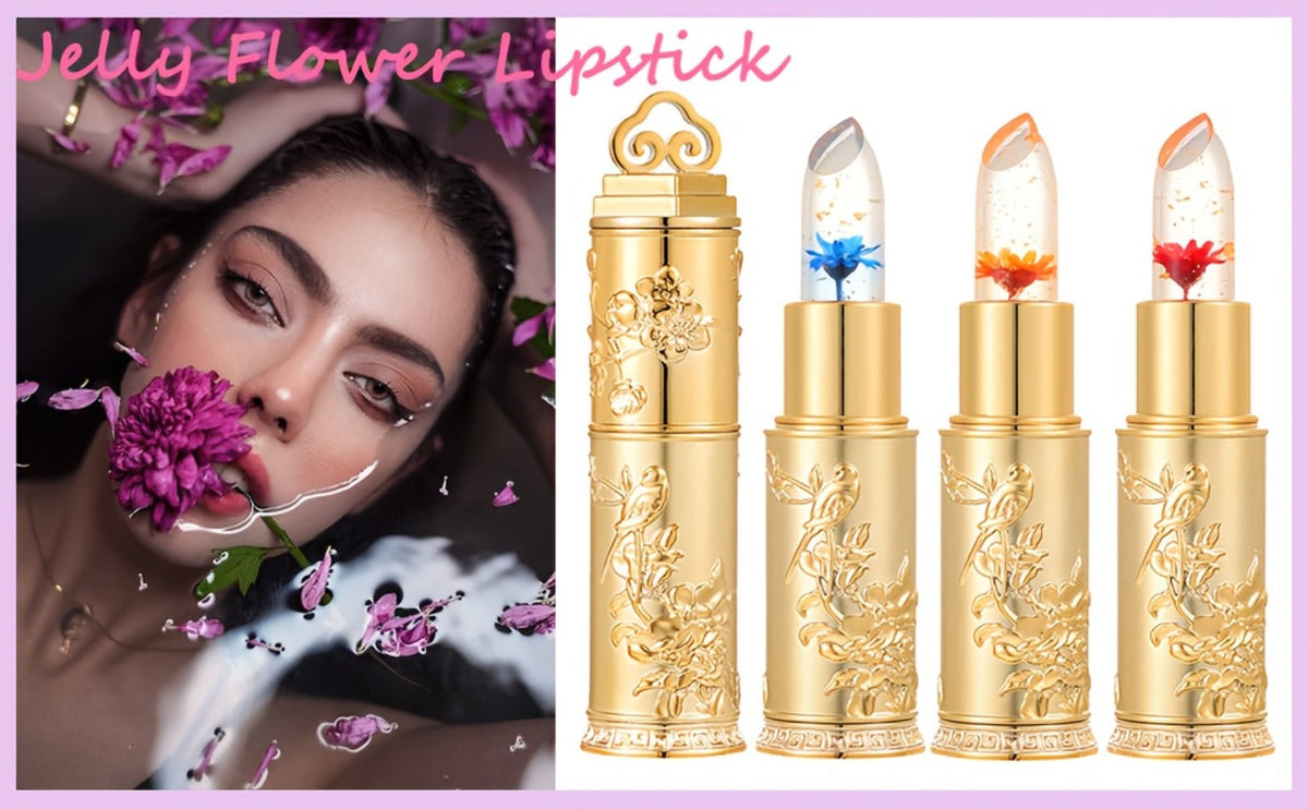 Color Changing Lip Gloss Set 3 Pcs — Temperature Magic Pink Tint Crystal Jelly Balm & Lipstick, Plant Squalane Moisturizing Hydrating Lip Makeup, Valentine's Day Christmas Birthday - product image 11