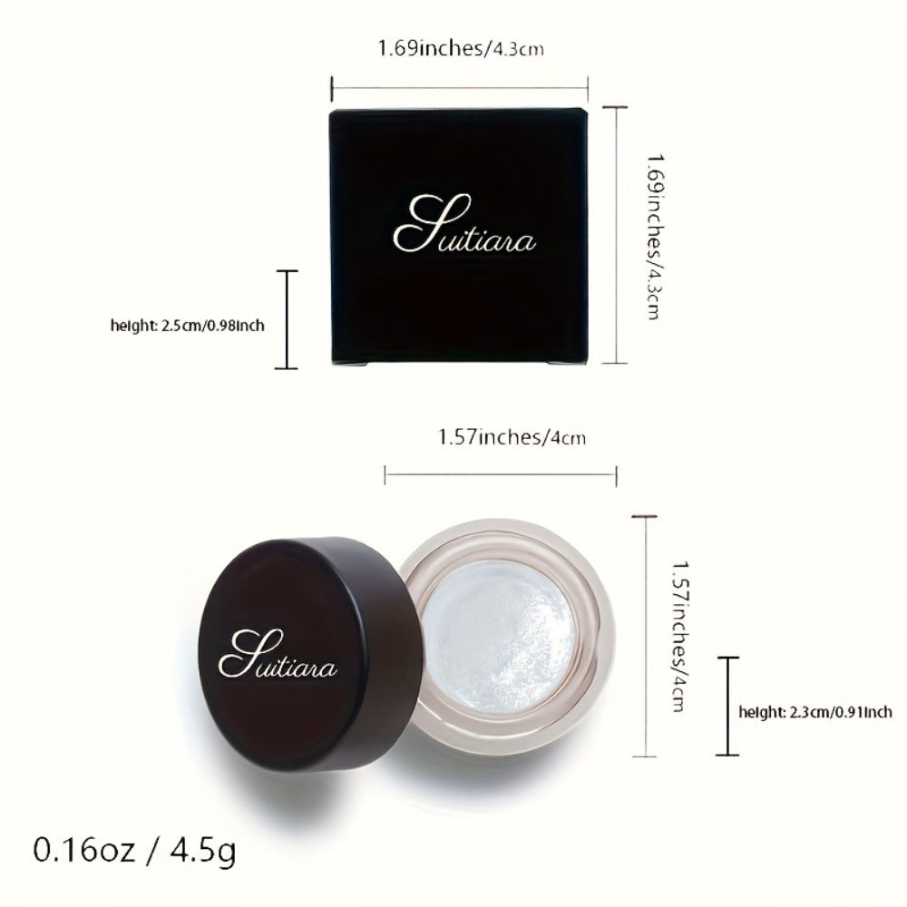 Shimmer Jelly Eyeshadow 2 Pack – Icy Cool Tone Frosty Glow Gel Eye Makeup, Long-Lasting Non-Creasing Blendable Formula, High Shine Luminous Finish for Holiday Party Glam - product image 5
